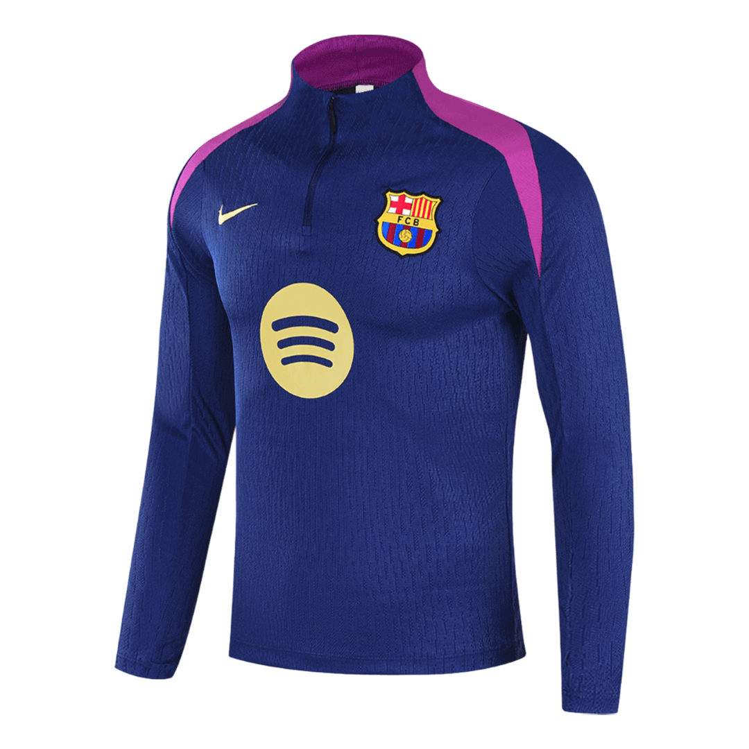 Barcelona Zipper Sweatshirt Kit(Top+Pants) 25/26 Navy