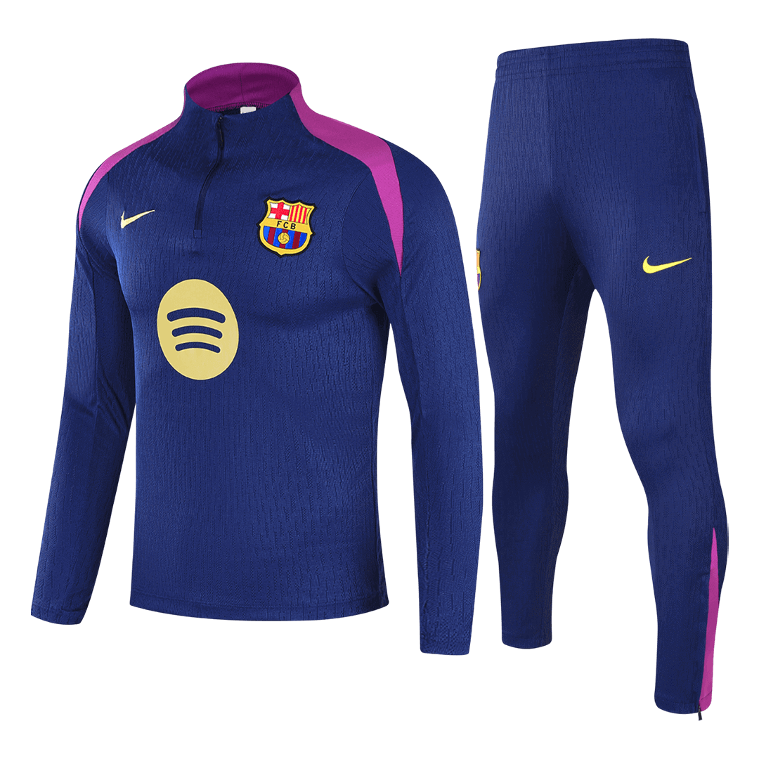 Barcelona Zipper Sweatshirt Kit(Top+Pants) 25/26 Navy