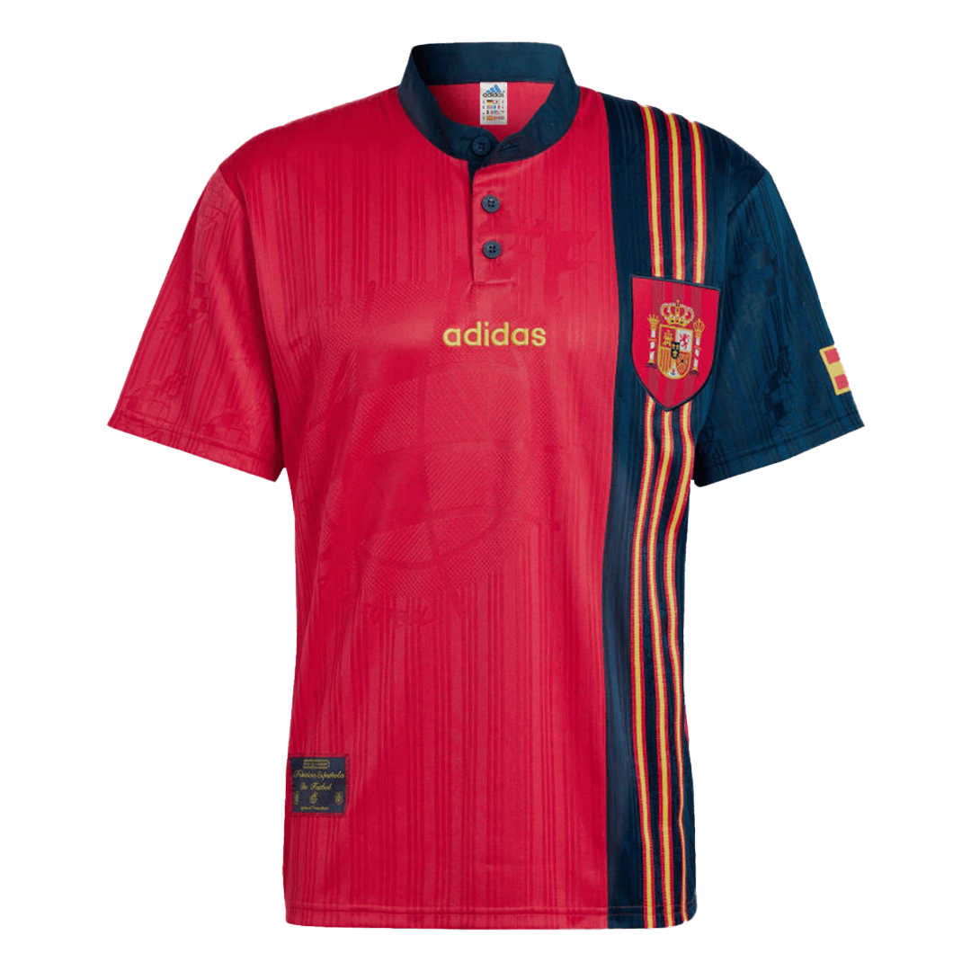 Spain Home Jersey Retro 1996