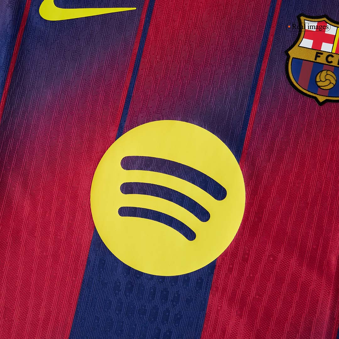 LAMINE YAMAL #10 Kopa Trophy Edition Authentic Barcelona Home Soccer Jersey 2025/26 Red&Blue