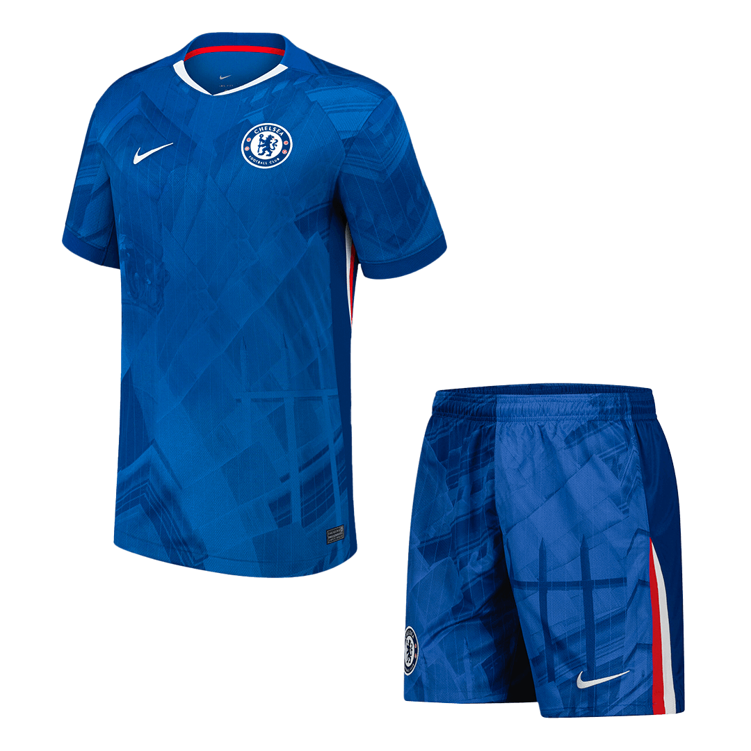 Chelsea Home Soccer Jersey Kit(Jersey+Shorts) 2025/26 Blue