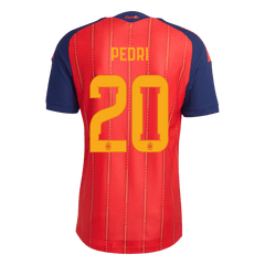 PEDRI #20 Men Player Version Spain Home Soccer Jersey World Cup 2026 Red