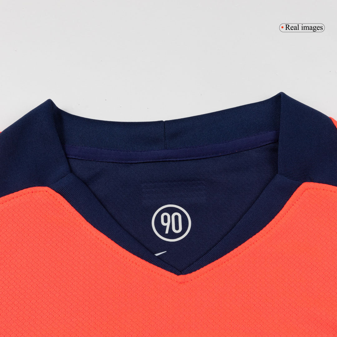 PEDRI #8 Barcelona Third Away Soccer Jersey 2025/26 Orange- UCL
