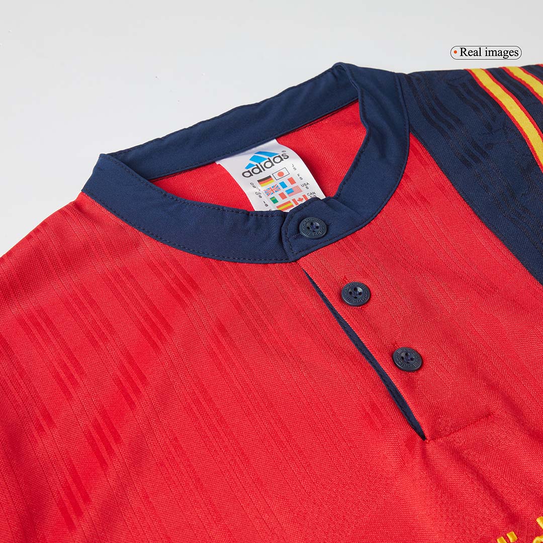 Spain Home Jersey Retro 1996