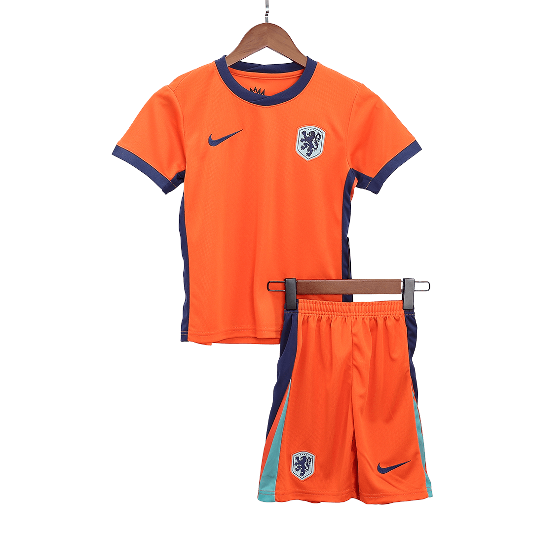 Maillot domicile Pays-Bas EURO 2024 pour enfant (maillot, short, chaussettes)