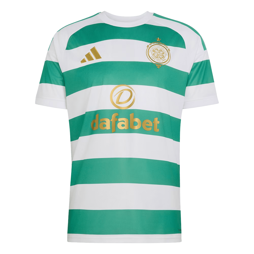Men Fan Version Celtic Home Soccer Jersey 2026/27 Green&White