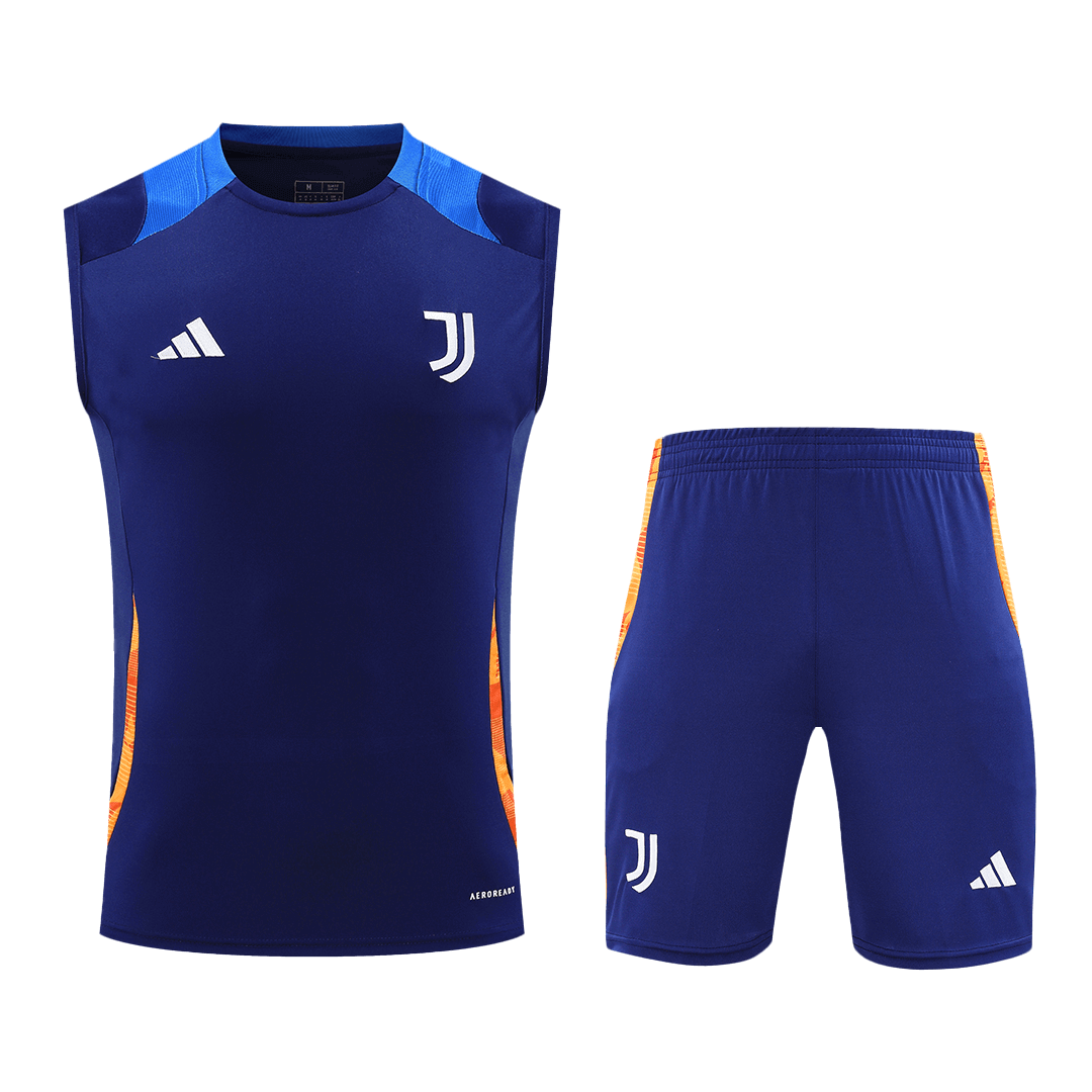 Juventus Pre-Match Trainings-Fußballtrikot-Set 2024/25 (Trikot + Shorts)