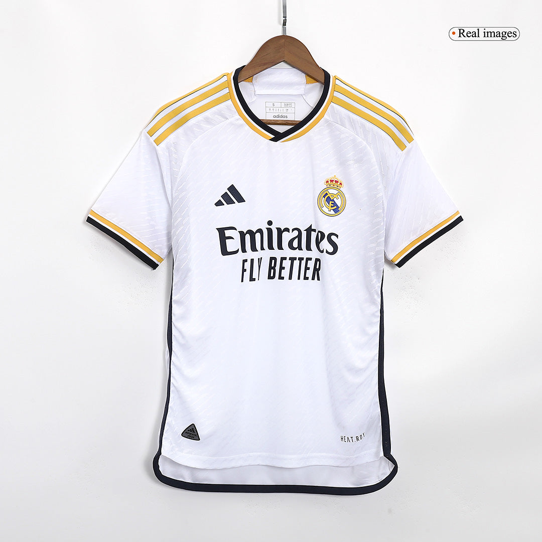 Maillot domicile authentique Real Madrid BELLINGHAM #5 2023/24 - Finale UCL