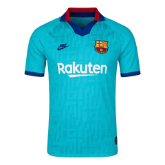 Retro Fan Version 2019/20 Barcelona Third Soccer Jersey Teal