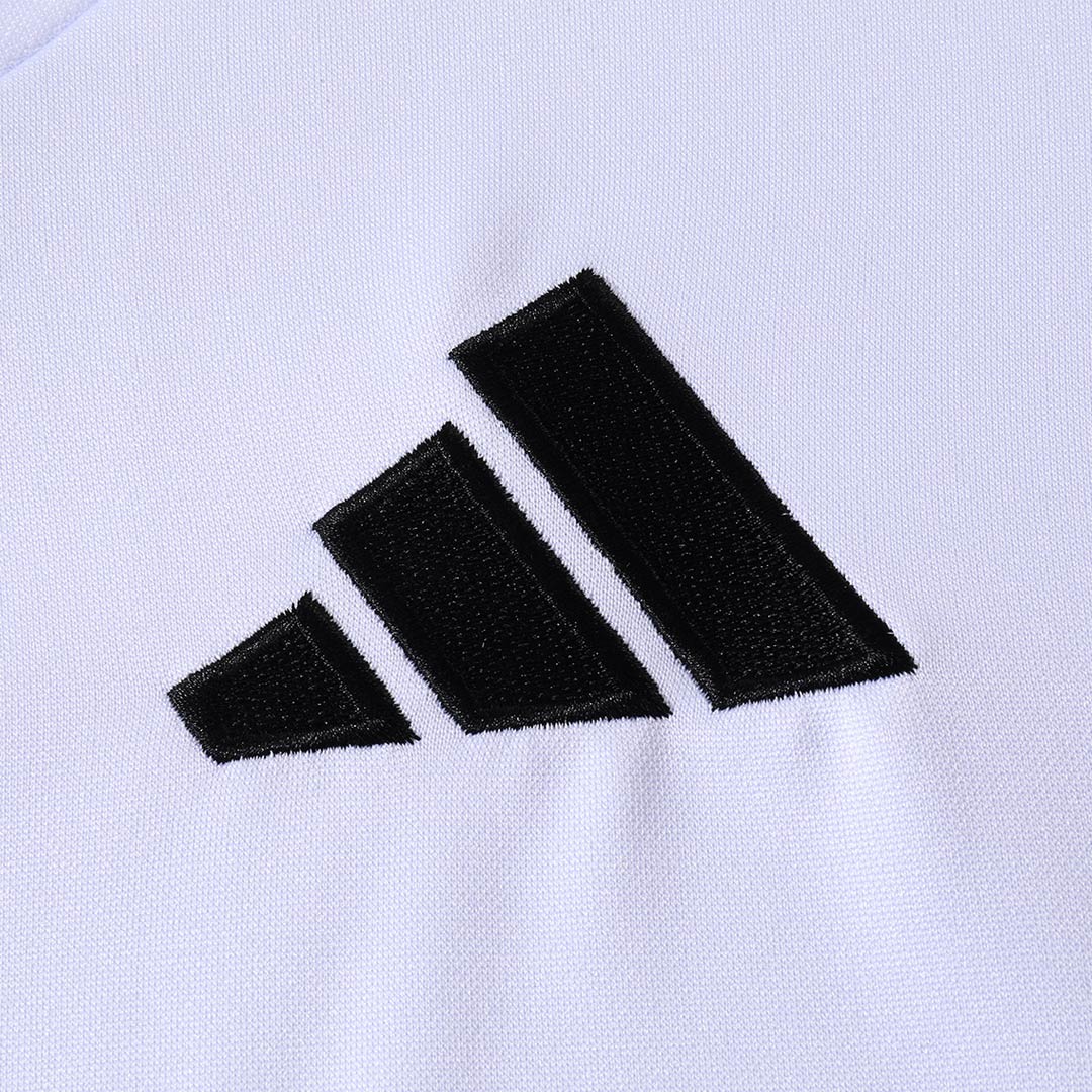 Real Madrid Zipper Sweatshirt Kit(Top+Pants) 25/26 White