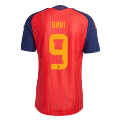 GAVI #9 Men Player Version Spain Home Soccer Jersey World Cup 2026 Red