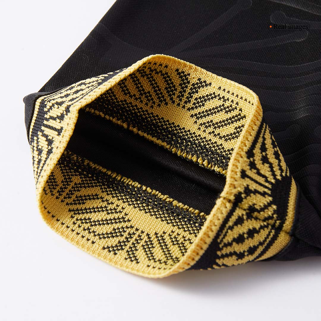 Mexiko Auswärtstrikot für Kinder (Trikot + Shorts) 2025, Schwarz – Gold Cup