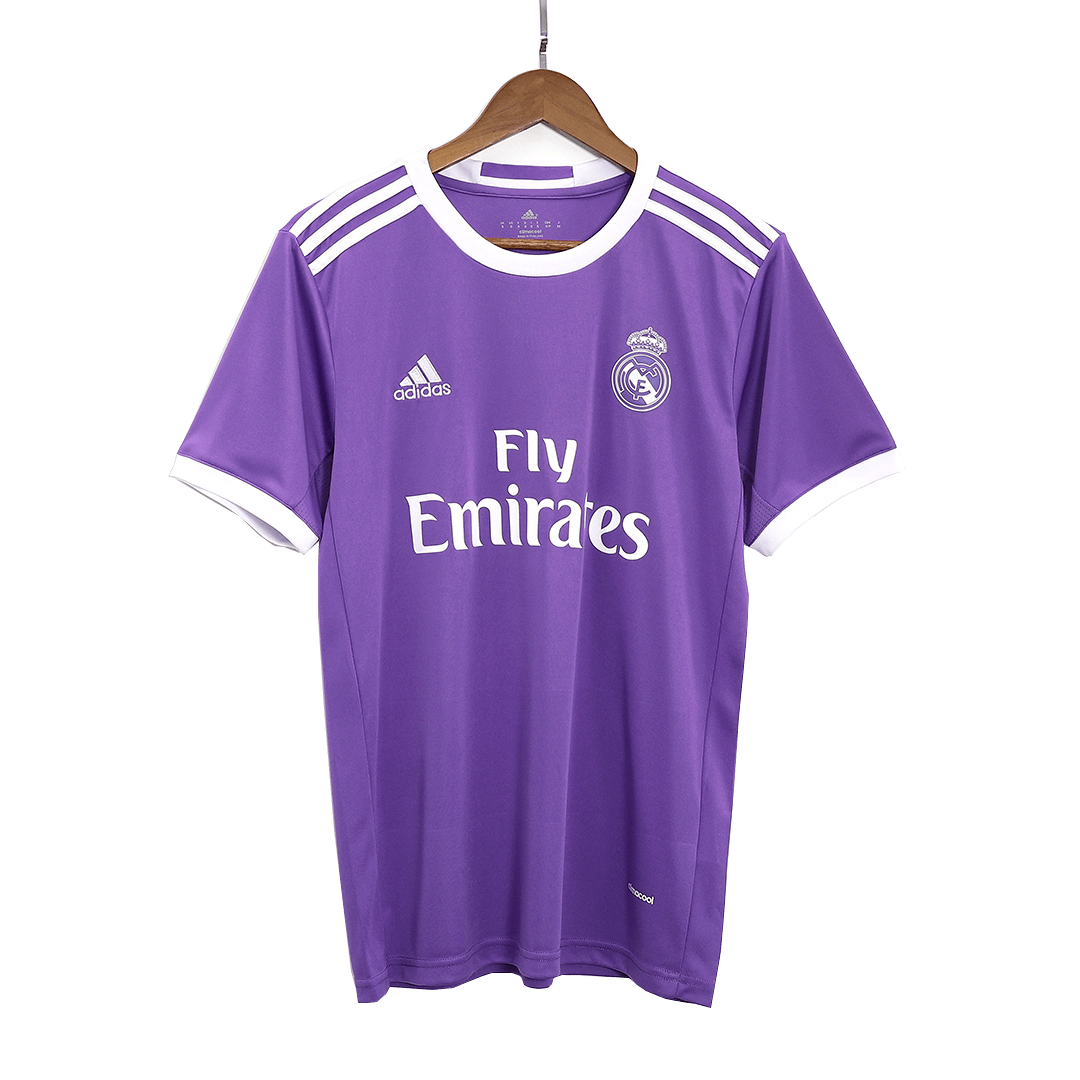 Real Madrid SERGIO RAMOS #4 Auswärts-Fußballtrikot Retro 2016/17