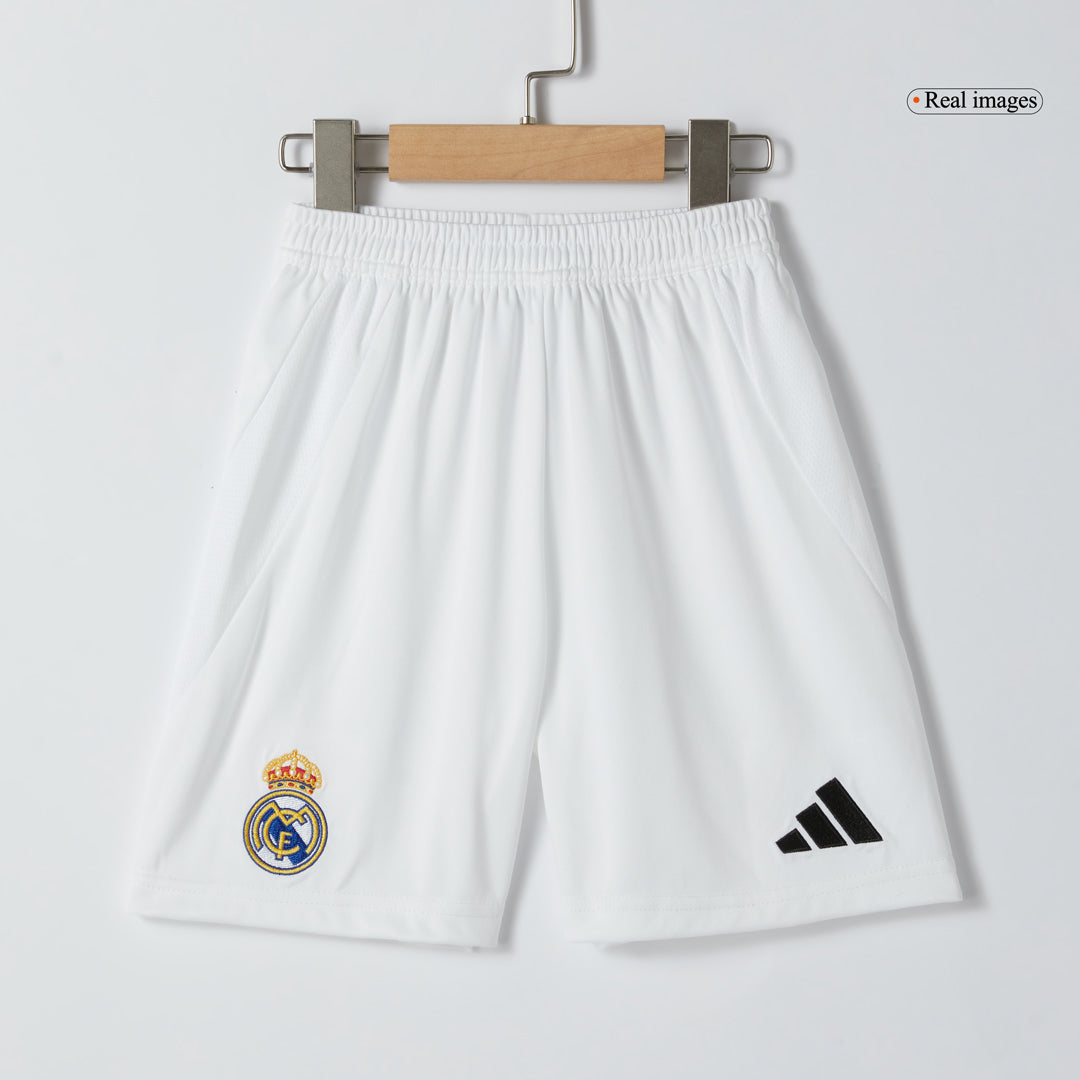 Maillot domicile Real Madrid 2024/25 pour enfant (maillot, short, chaussettes)