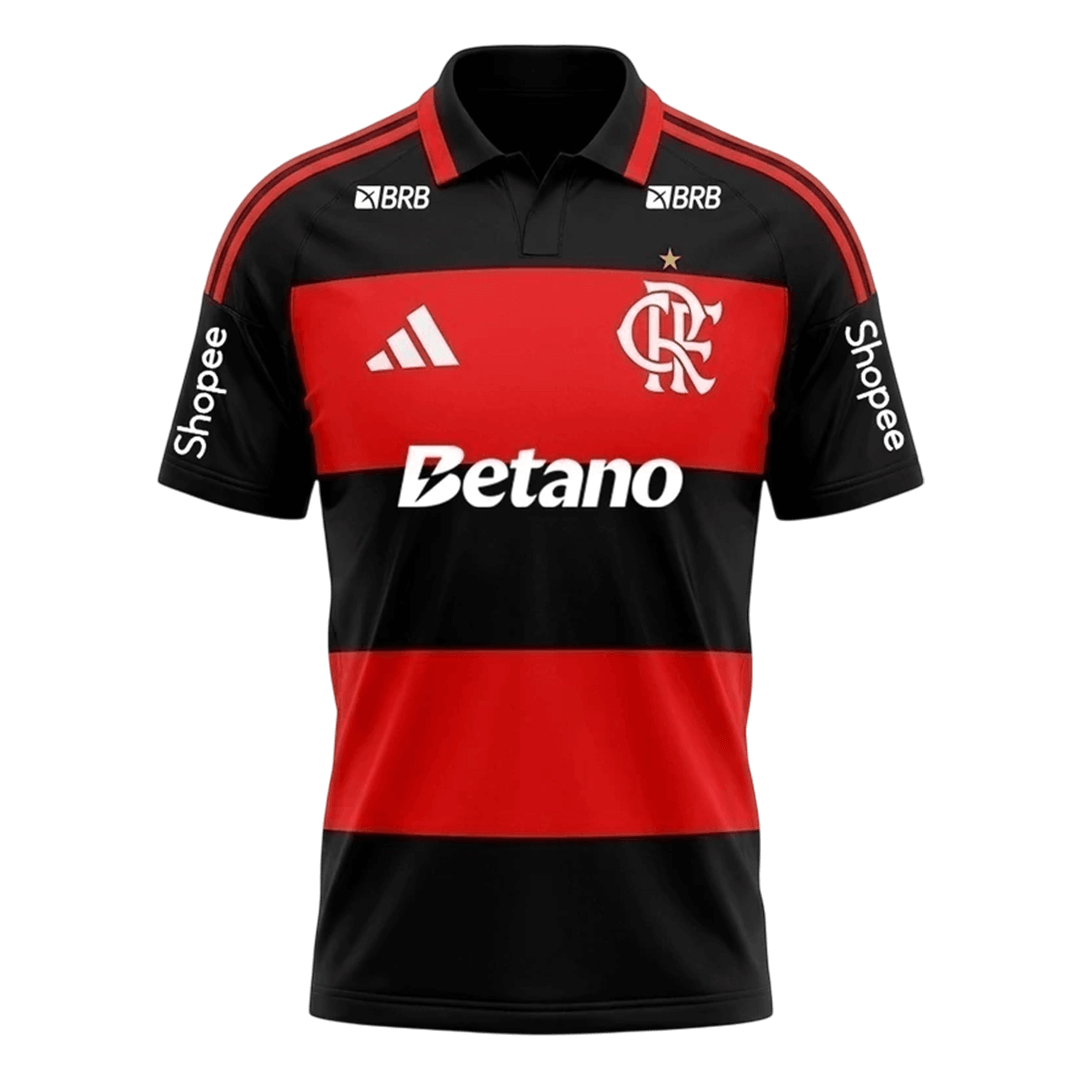 CR Flamengo Home Soccer Jersey 26/27 Red&Black
