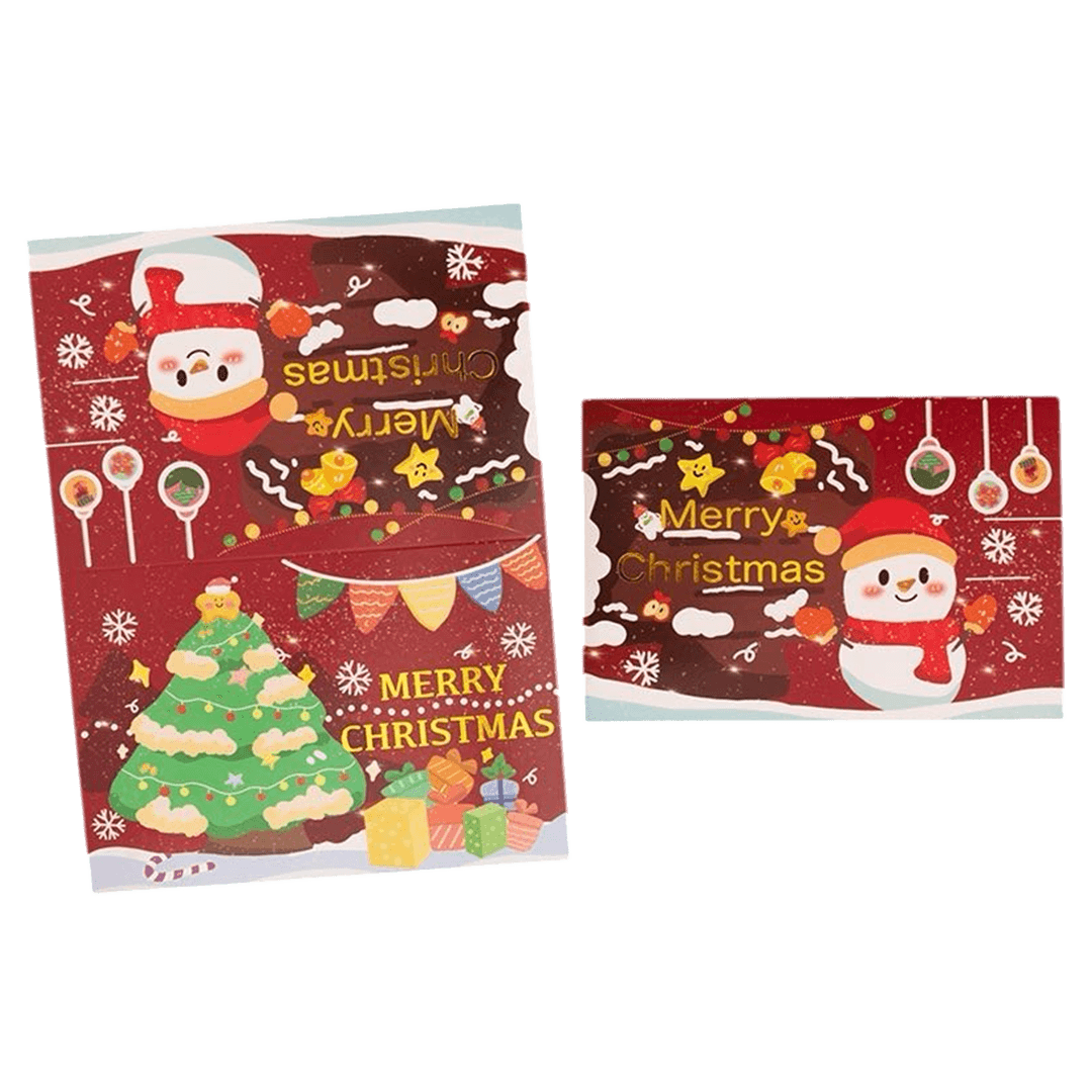 Custom Christmas Card – Snowman – Personalized Message