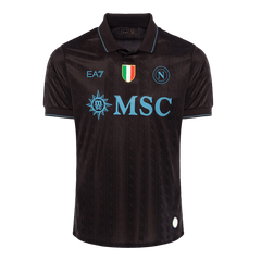 Authentic Napoli Third Away Soccer Jersey 25/26 Black