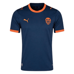 Men Fan Version Valencia Away Soccer Jersey 2026/27 Blue