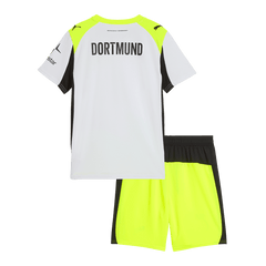 Kid's Borussia Dortmund Away Kit(Jersey+Shorts) 25/26 Gray