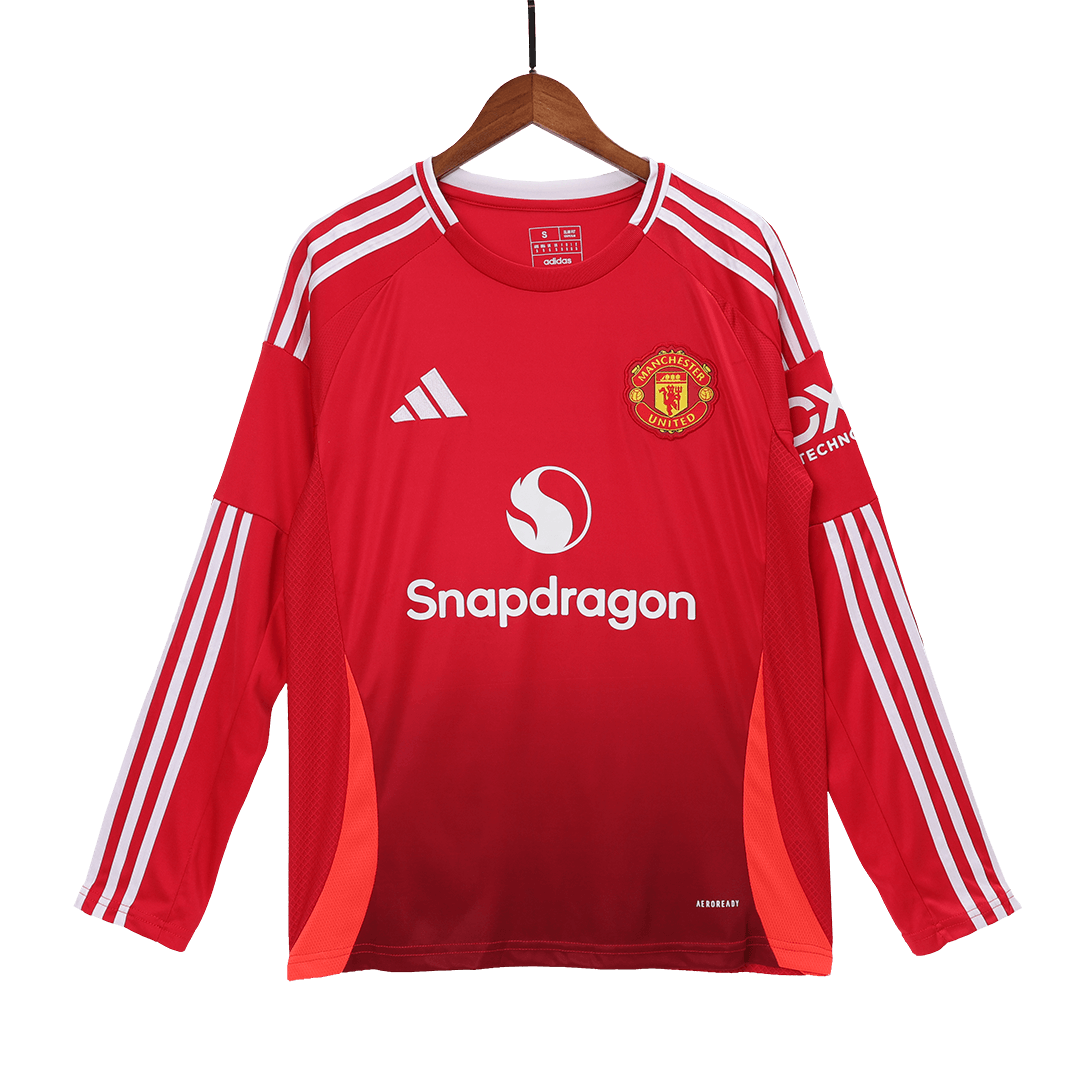 Maillot domicile manches longues Manchester United 2024/25