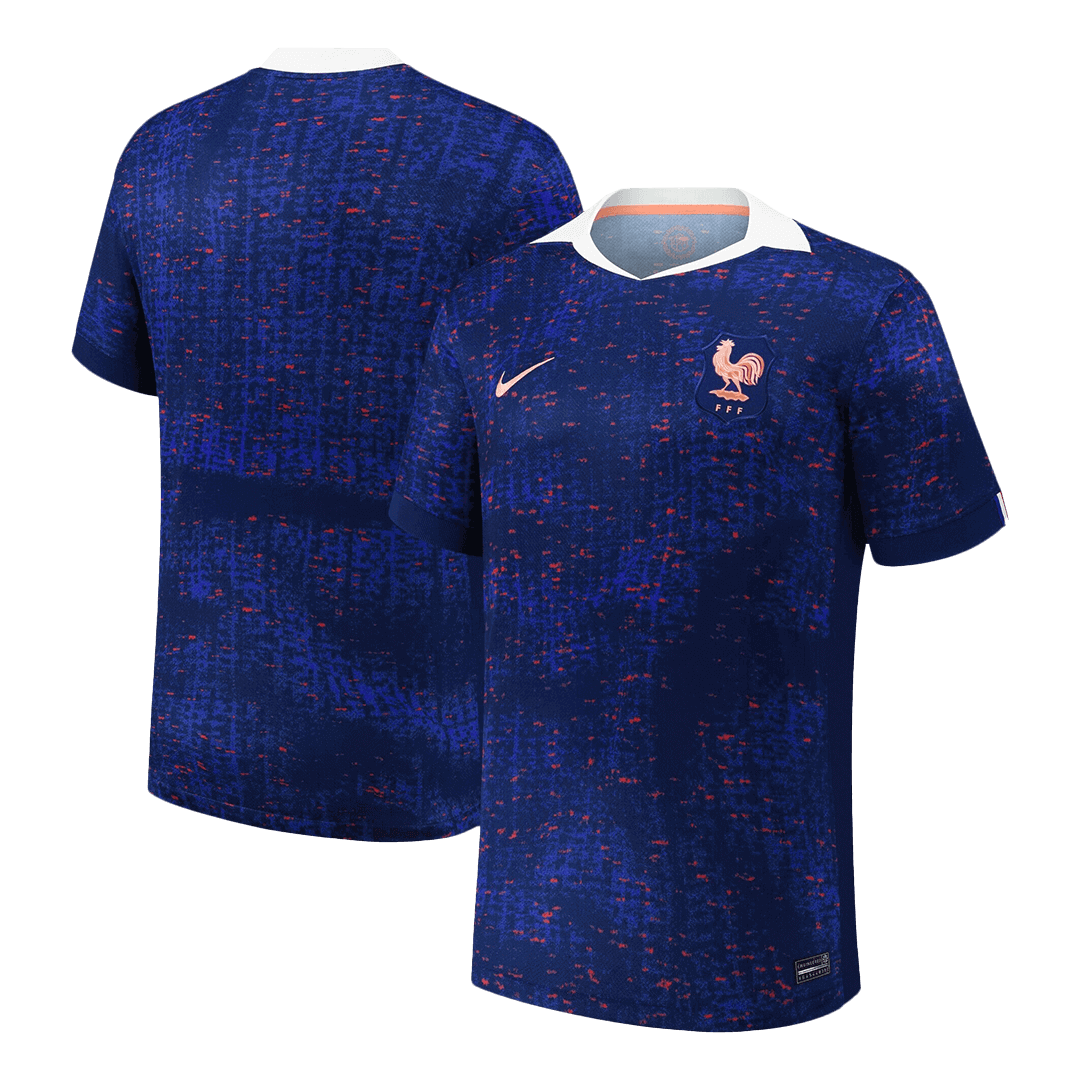 Maillot de football domicile France 2025 bleu homme - Euro féminin