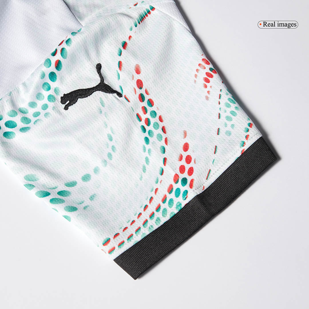 Portugal Auswärts-Fußballtrikot-Set 2025 für Kinder (Trikot + Shorts)