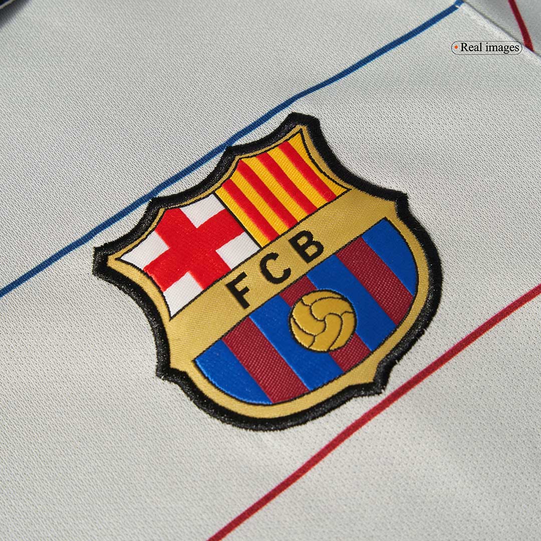Barcelona Away Soccer Jersey Retro 2003/04