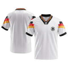 Retro 1992 Germany Home Soccer Jersey White