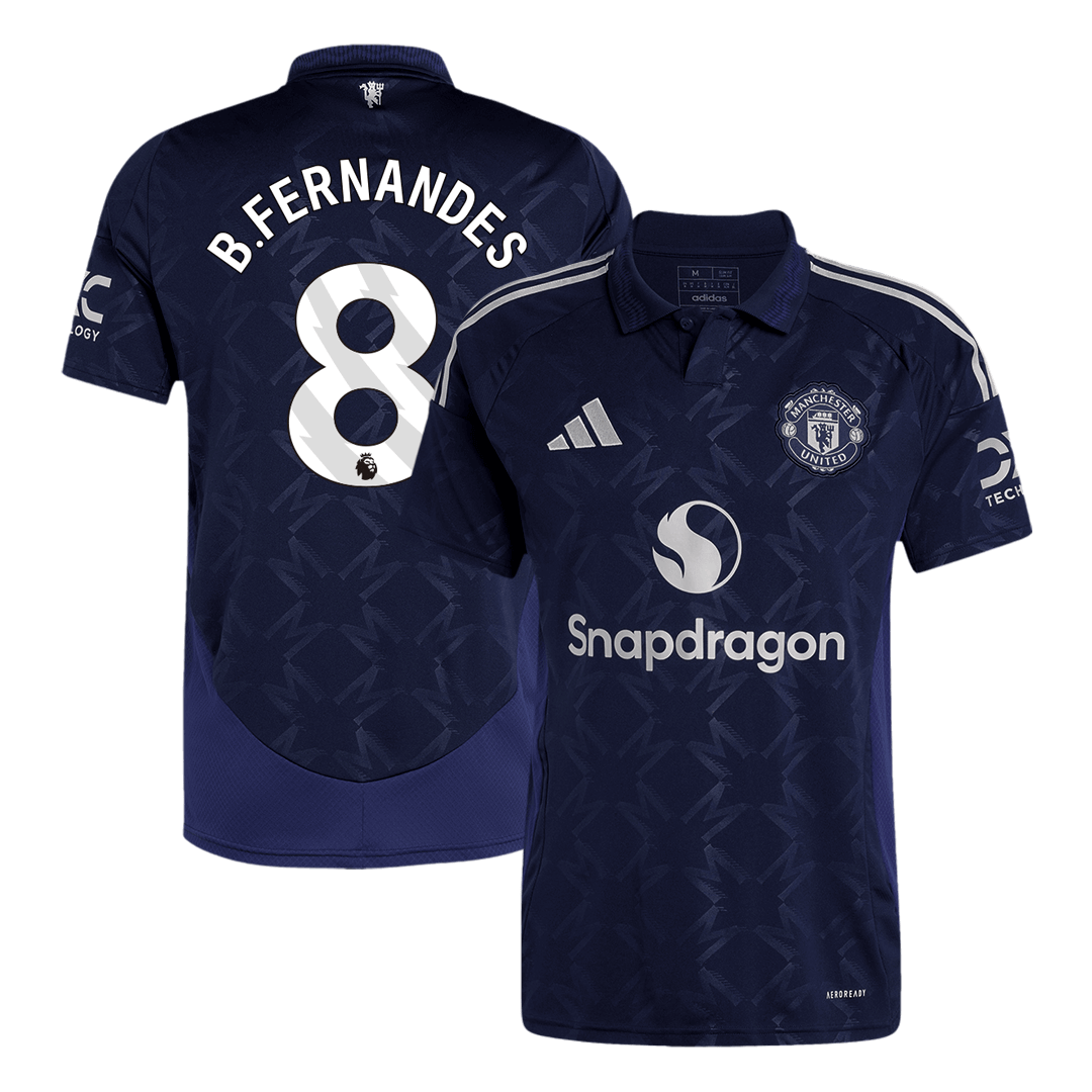 Manchester United B.FERNANDES #8 Away Soccer Jersey 2024/25