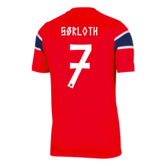 SØRLOTH #7 Norway Home Jersey World Cup 2026