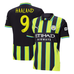 Manchester City HAALAND #9 Away Soccer Jersey 2024/25 - UCL Edition