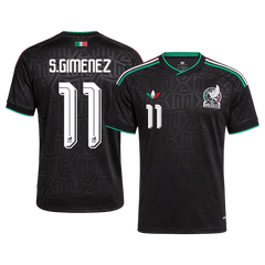 S.GIMENEZ #11 Mexico Third Soccer Jersey World Cup 2026 Black