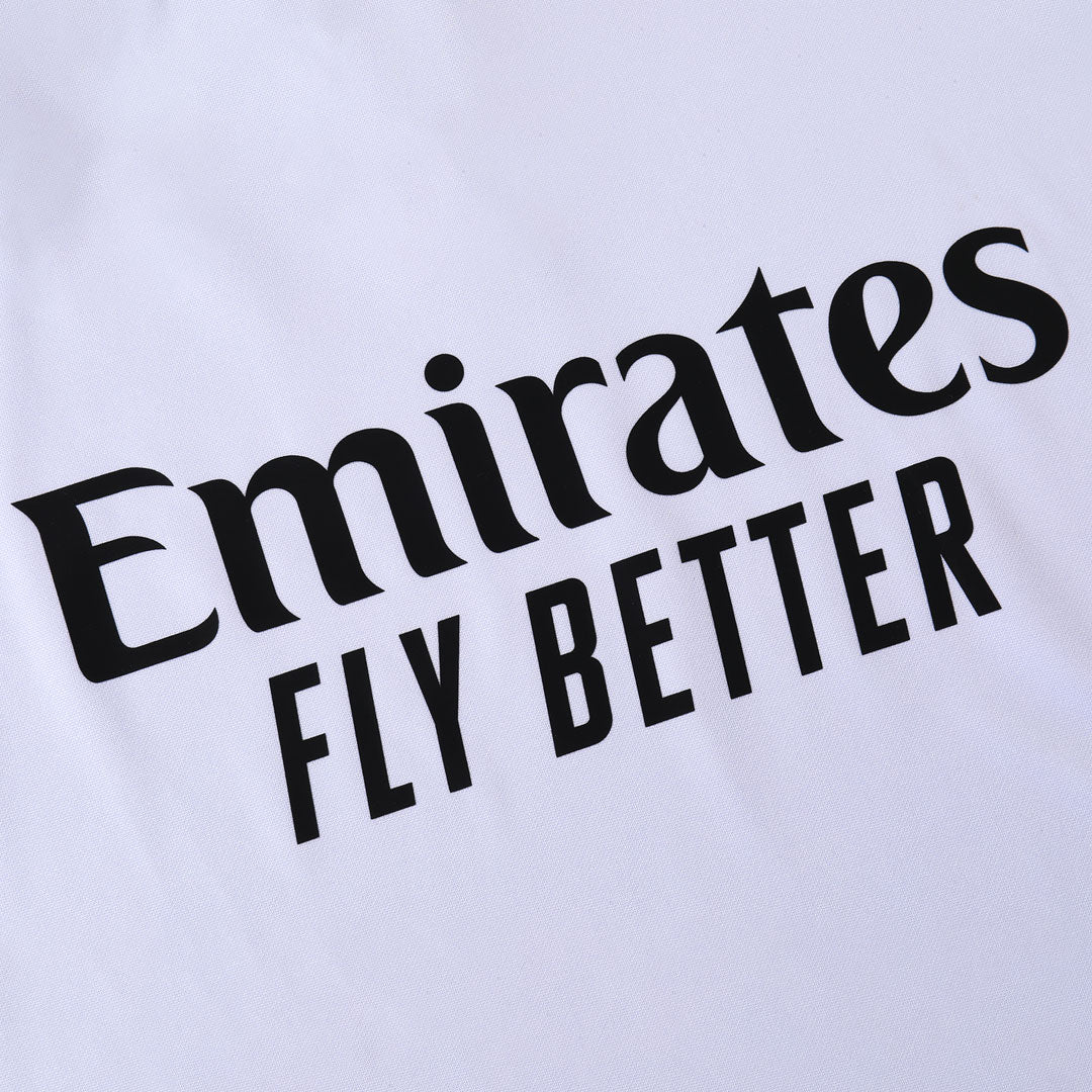Real Madrid Zipper Sweatshirt Kit(Top+Pants) 25/26 White