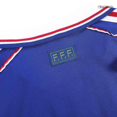 France ZIDANE #10 Home Soccer Jersey Retro 1998