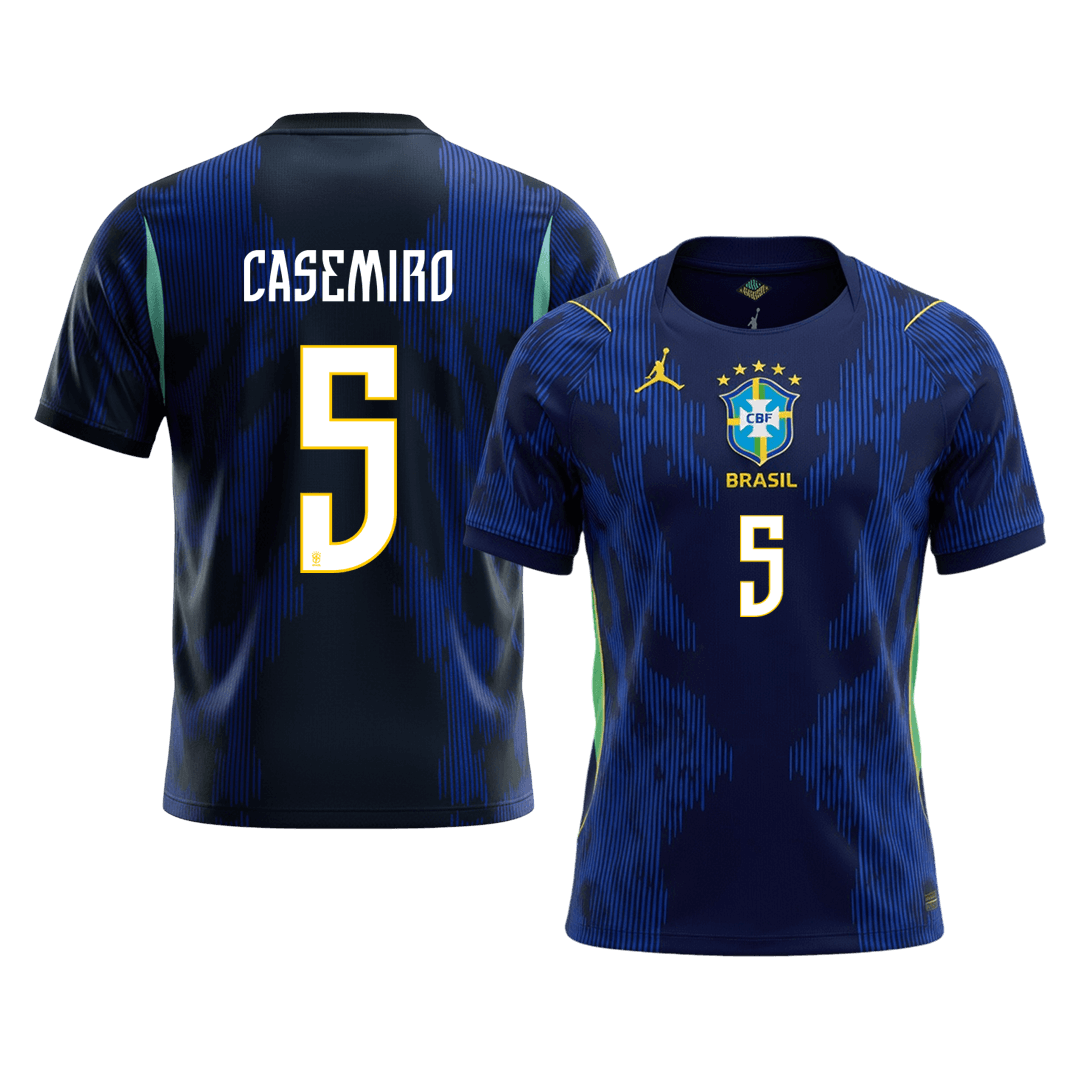 CASEMIRO #5 Brazil Away Soccer Jersey World Cup 2026 Navy