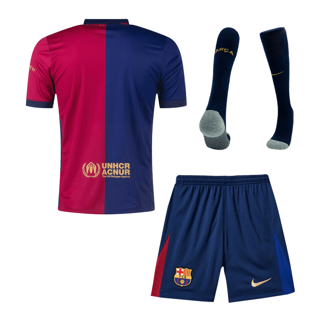 Maillot domicile Barcelone 2024/25 (maillot, short, chaussettes)