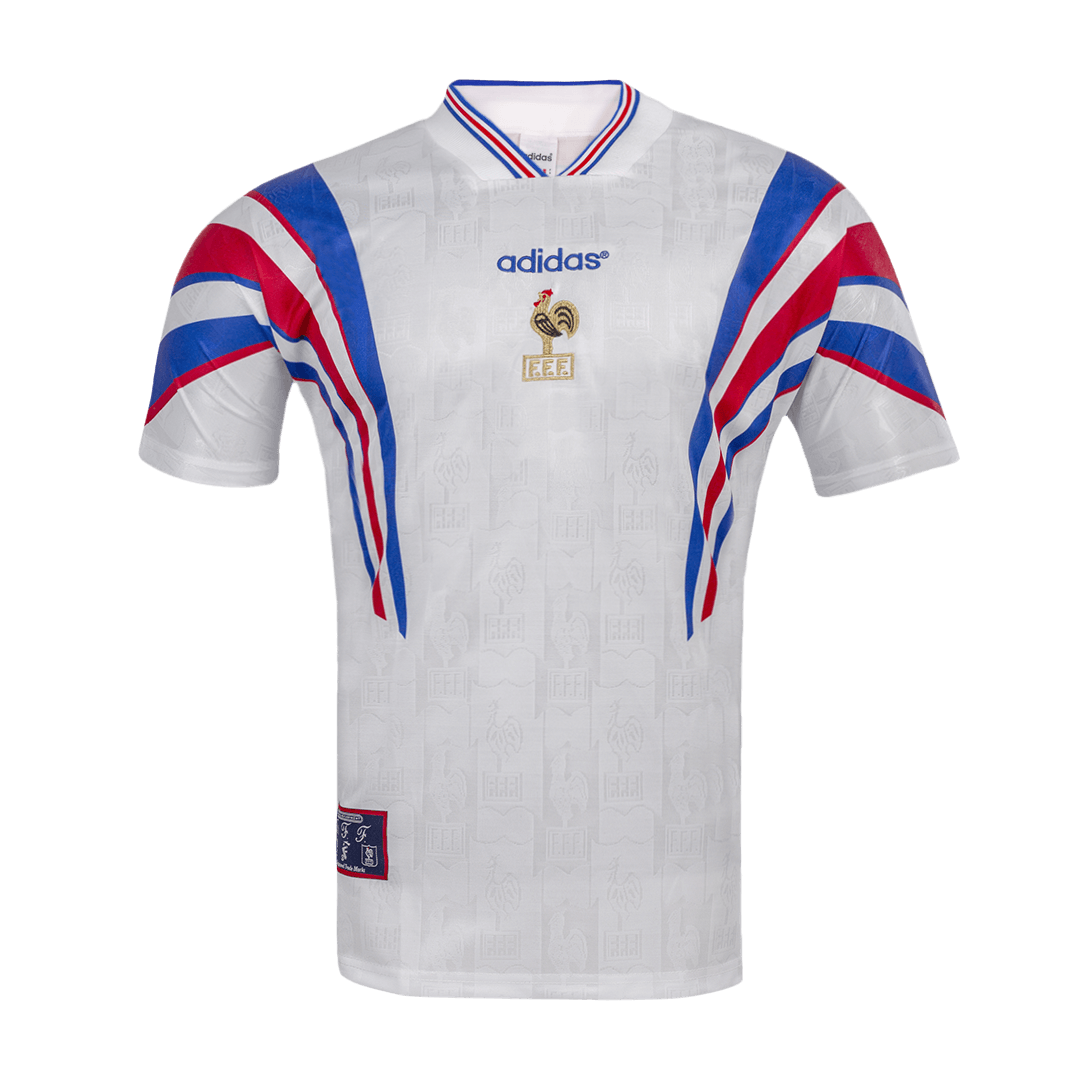 Maillot de football extérieur rétro de la France 1996