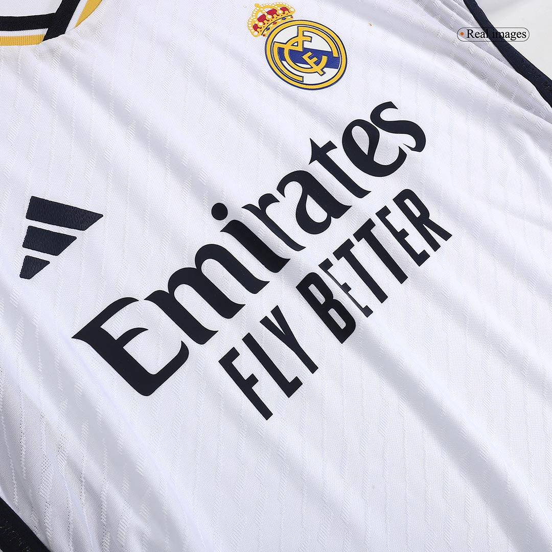 Maillot domicile authentique Real Madrid BELLINGHAM #5 2023/24 - Finale UCL