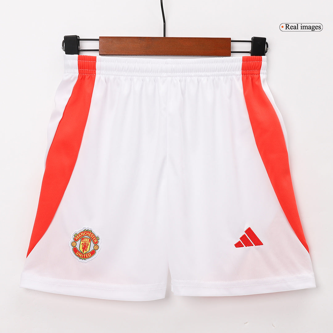 Maillot domicile Manchester United 2024/25 pour enfant (maillot + short) 