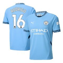 Manchester City RODRIGO #16 Home Jersey