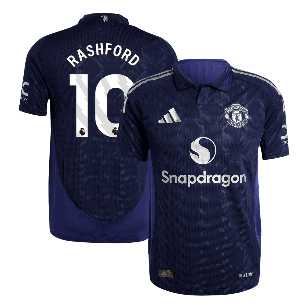 Manchester United RASHFORD #10 Away Soccer Jersey Authentic 2024/25