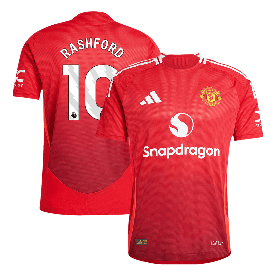 Manchester United RASHFORD #10 Home Soccer Jersey Authentic 2024/25