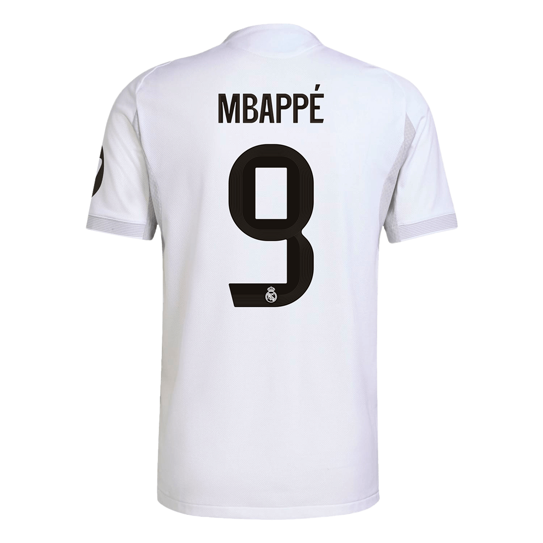 Maillot de football domicile authentique Real Madrid MBAPPÉ #9 2025/26