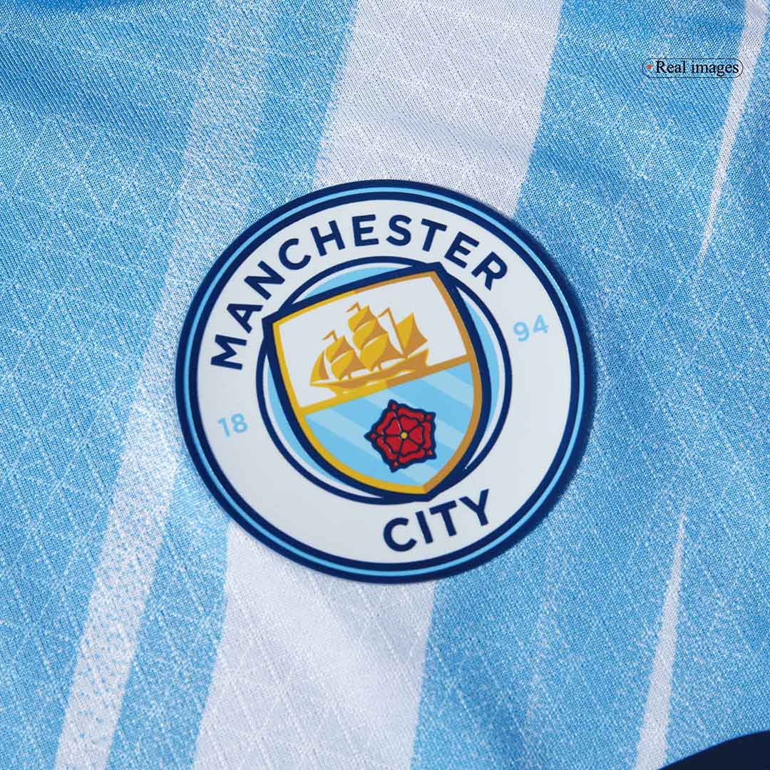 Authentic Manchester City Home Soccer Jersey 2025/26 Blue