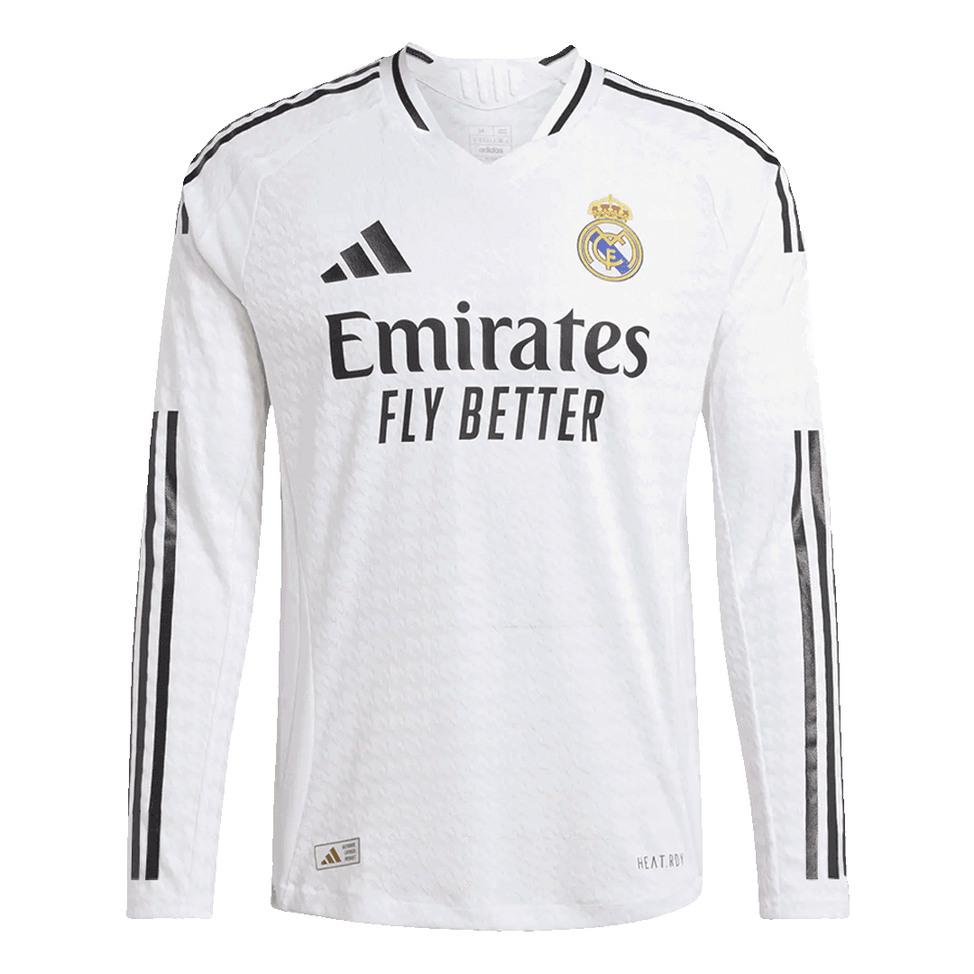 Maillot domicile manches longues authentique du Real Madrid 2024/25