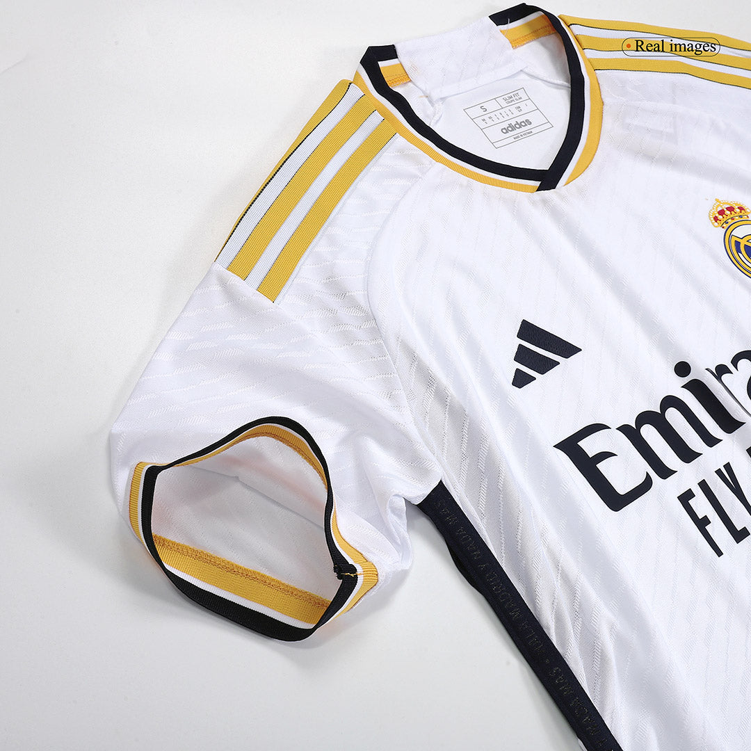Maillot domicile authentique Real Madrid BELLINGHAM #5 2023/24 - Finale UCL