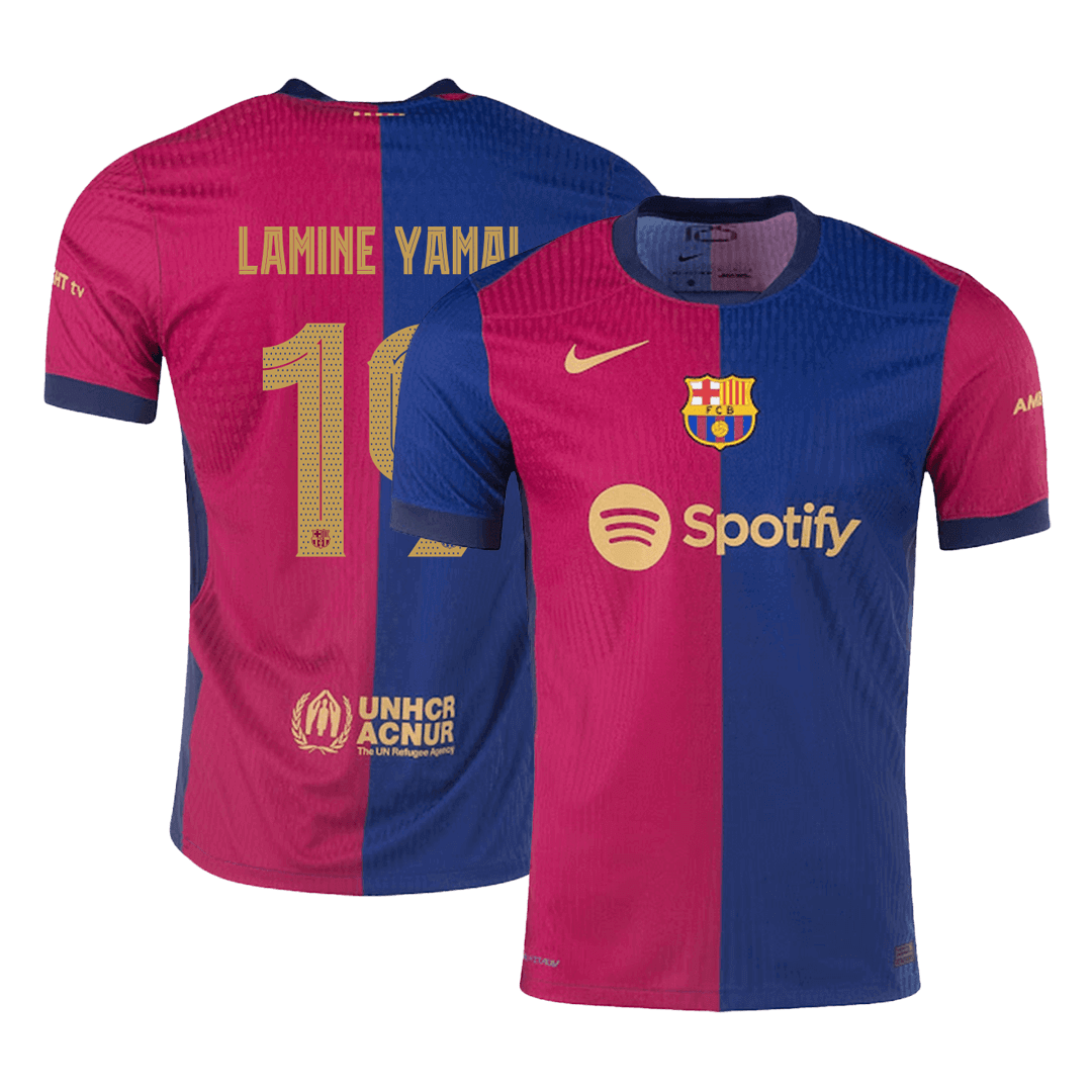 Barcelona LAMINE YAMAL #19 Home Jersey Authentic 2024/25 - UCL Edition