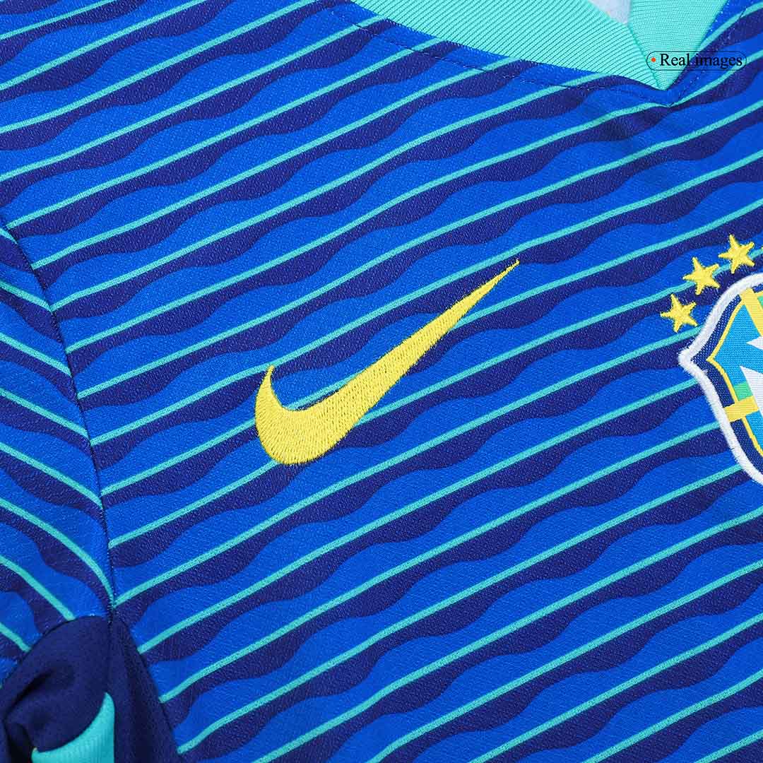 Maillot extérieur Brésil Copa America 2024 pour enfant (maillot, short, chaussettes)