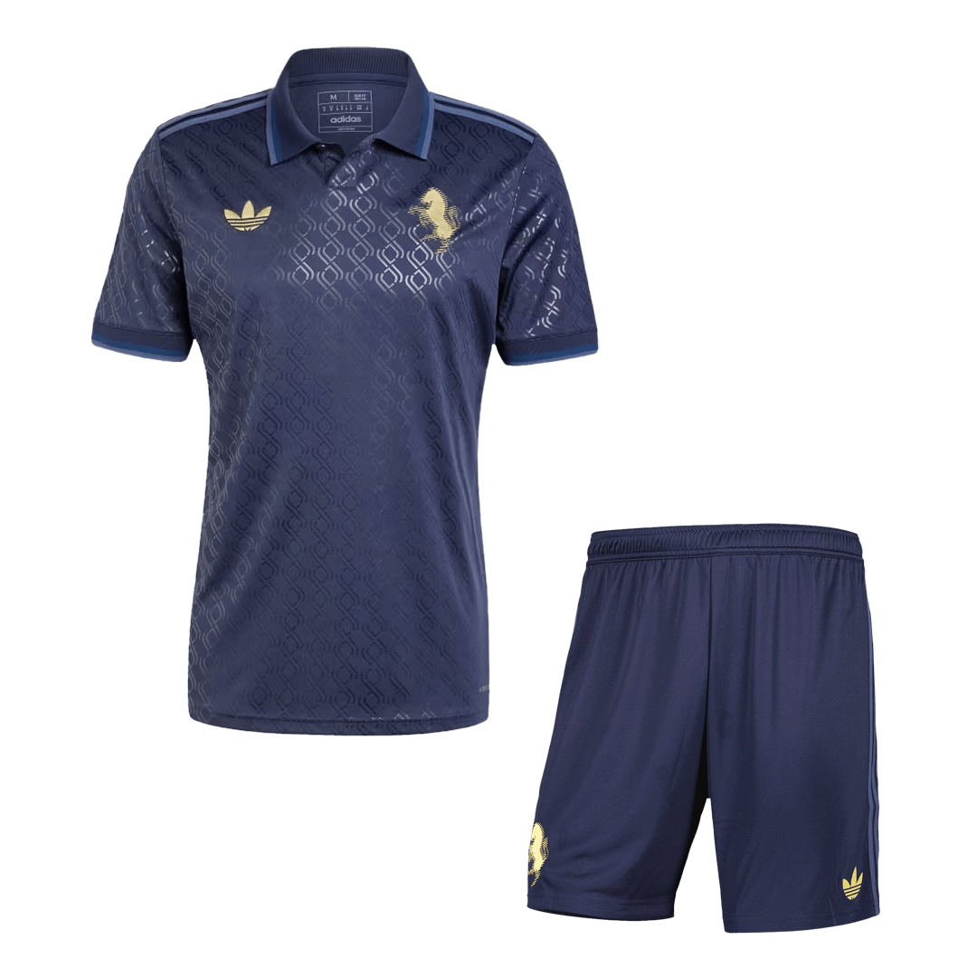 Juventus Auswärts-Fußballtrikot 2024/25 (Trikot + Shorts)