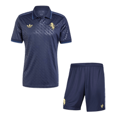 Juventus Auswärts-Fußballtrikot 2024/25 (Trikot + Shorts)